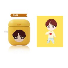 BTS Basic Hard Airpods Case_방탄소년단 에어팟 케이스, Suga, BTS Airpods Case