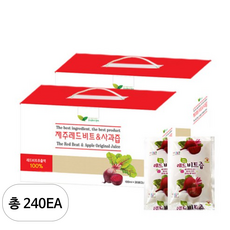 제주레드비트 사과즙, 100ml, 240개