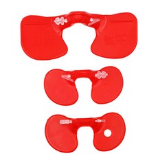 닭 텃세싸움 방지 부리 보호 안경, 구멍 없는 중형 50세트(선물 없음), 1개