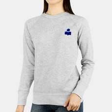 디몬트 22 F/W 이자벨마랑 여성 MILLYP 스몰 로고 맨투맨(그레이) SW0277 22A044E 02GY