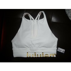 312115 룰루레몬 ENERGY BRA HN LLZIP SPECIAL EDITION 화이트 SZ 6