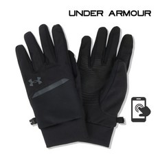 [언더아머] 스톰 플리스 런 방한 장갑 블랙 1373284-001, 색:1373284-001 / 옵션:L