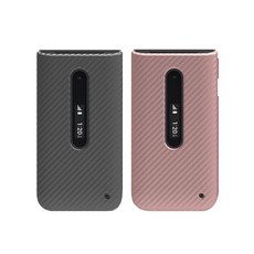 LG 폴더2 Y120 폴더폰 메탈 카본 슬림 하드 케이스