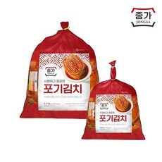 [종가] 중부식 포기김치 5.5kg + 포기김치(중부식) 증정 900g, 단품