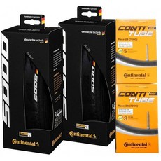 타이어와 튜브 2개 세트 Continental(컨티넨탈)GRAND PRIX 5000그랑프리 5000[병행 수입품](검정 700x23