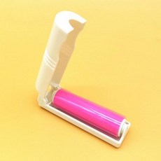 쿵샵쿵SHOP 반영구돌돌이 휴대용돌돌이 먼지제거기-빨강 테이프클리너, 1