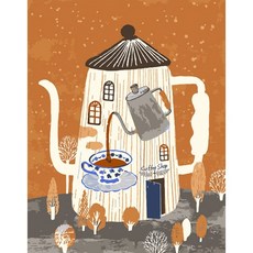 아트조이 DIY 명화그리기 키트, 커피 하우스