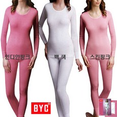 BYC40수면100베이직여내복상하1세트BYT6656=색상선택 - byt6656