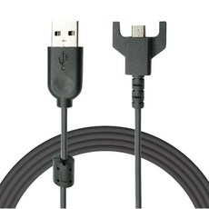 NoirVogel 로지텍 G703 G900 G903 G Pro 무선 X 초경량 게이밍 마우스 G560 스피커 키보드용 USB 충전 케이블(6피트) USB마이크로 USB(블랙)