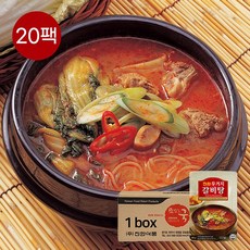 진한 우거지갈비탕 600g x 20개1box 일품 왕 소갈비탕, 없음, 20개