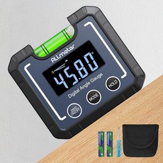 건설 목수 장인의 집을 위한 기포 레벨 및 마그네틱 베이스 LCD 백라이트가 있는 ALL미터 0 360 4 90 디지털 각도 파인더 전자 게이지 경사계 각도기 도구, 1개