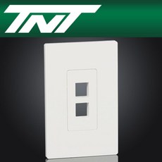 미스j TNT NM-TNT57 아울렛 2포트 페이스 플레이트 통신자재, 본상품선택