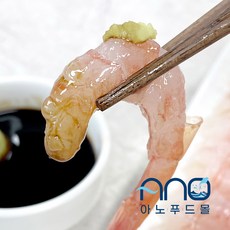 [아노푸드몰] 동해 자연산 손질 단새우회 130g 200g 1팩, 초밥용 단새우130g (15-18미), 1개