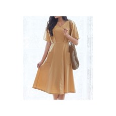 패션스타트 패턴인 P1381 Dress 여성 원피스 옷 패턴 도안 옷본 여성복 - 원피스도안