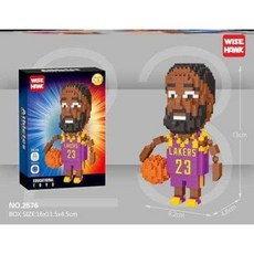 NBA 농구선수 퍼즐 블록 피규어 농구 인생 패치워크 쿠리 매거진 레슨 애장판 구축, 01 코비 블록북 일반판 선물세트 48개 증