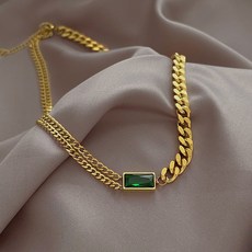 미니큐빅목걸이