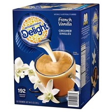 InterGlobalTrust Delight 글로벌 브랜드 딜라이트 프랜치 바닐라 크리머 Single컵 192개입 2490ml