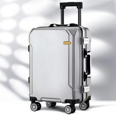 폴리카보네이트 세계일주 알루미늄 프레임 무음 내마모성 바퀴 이동 충전 대용량 travel suitcase G