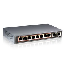 8포트 100메가 POE 스위칭허브 + 2기가 업링크 VLAN 거리연장 지원 NEXT-POE608F, 없음