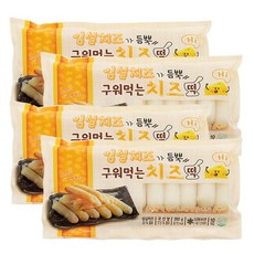 맛떡 [맛떡] 임실치즈 가득 구워먹는 치즈떡 4봉, 350g, 4개