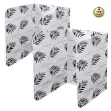  라이브잇 영그린 알루미늄 가스렌지 보호가드 화이트, 12개 