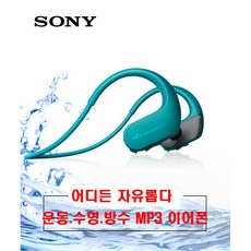 소니 NW-WS413 WS414 이어폰식 MP3 완전방수 바닷물사용 웨어러블방수, 블랙(4g) 리퍼제품