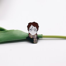 애니메이션 Q판 해리 기 염파 특 페르사주 배지스티커 마법의 세계 옷가방 가방악세사리 x3개