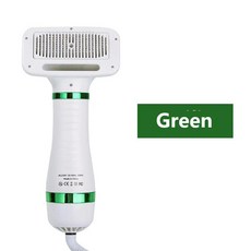 고양이 강아지용 슬리커 브러시 반려동물 헤어 드라이어 전문 그루, 1개, 4.Green-EU