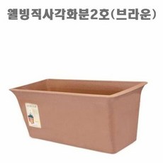 웰빙직사각화분2호((브라운), 1개