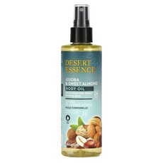 Desert Essence 호호바 및 스위트 아몬드 바디 오일 245ml(8.28fl oz)옵션확인필수, 1개, 245ml(8.28fl oz)