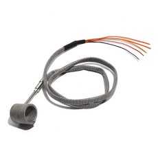 30mm ID 25 ~ 50mm 높이 핫 러너 히팅 코일 4 2*2 2mm 섹션 크기 110V 220V 380V 기계용 스프링 밴드 히터, [02] 220V, [02] 550W 30x30mm(DxH), [02] J-type Thermocouple, 1개