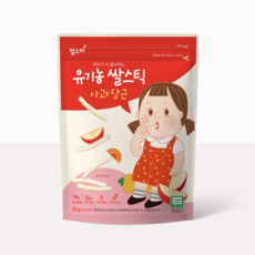 맘스미 유기농 쌀과자 스틱(사과당근), 1개, 사과당근스틱