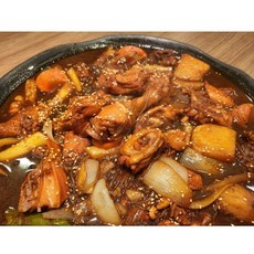 대구 공주 안동야채찜닭 맛있는 초간단 밀키트 캠핑음식 홈파티 소주 맥주 술 안주 맛집, 뼈_야채찜닭, 1개