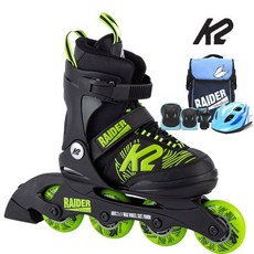 K2 레이더 정품 아동 인라인+가방+보호대+헬멧, 가방+보호대+헬멧-핑크세트