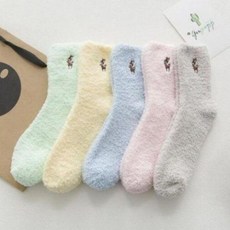 사슴자수수면양말