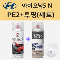 현대 아이오닉5 N PE2 에코트로그레이 주문 스프레이 페인트 + 투명스프레이 200ml