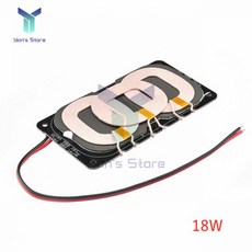 전기차충전기 18W 20W 타입-C Qi 무선 충전기 송신기 모듈 회로 기판 3 코일 12V 24V DIY 자동차 야외 전원 공급 장치