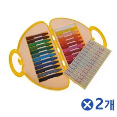 노랑병아리크레파스24색