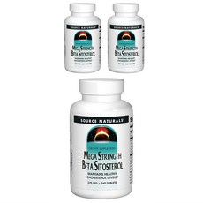 소스내츄럴스 메가 스트랭스 베타 시토스테롤 375mg 타블렛, 240정, 3개 240개입, 3개
