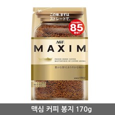 AGF 일본 맥심 인스턴트 커피 리필 봉지 170g X 2봉지, 1개