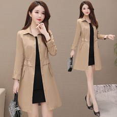 남자 트렌치코트 롱 코트 봄 가을 루즈핏 코트 트렌치 코트
