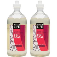 Better Life Dish Soap Pomegranate 베럴라이프 주방세제 석류향 22floz(651ml) 2팩, 2개