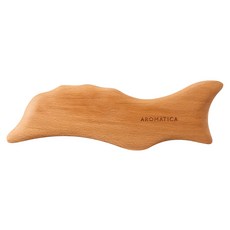 AROMATICA 艾瑪植萃 木製刮痧板 臉部與身體適用, 1個, 木頭