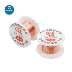 0.01mm 0.02mm 절연 구리 링크 와이어 PCB 로직 보드 수리 점퍼 와이어 휴대 전화 마더 보드 납땜 수리 도구