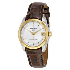티쏘 오토메틱 여성 시계 꾸띠르 Silver Dial