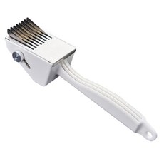 스테인레스 스틸 양파 홀더 슬라이서 음식 슬라이스 조수 양파 슬라이서 야채