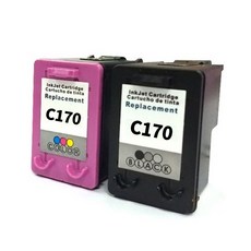 삼성전자 삼성 재생잉크 INK-M170 검정 C170 컬러 2색 세트, 1개, 재생_M170검정C170컬러 2색세트