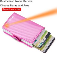 rfid blocking protection men id credit card holder wallet leather 금속 알루미늄 비즈니스 은행 카드 케이스 creditcard