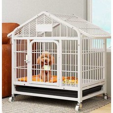 대형견 철망 케이지 반려묘 고양이 강아지 케이스, 1개, 천창형 78x54x70, 상세페이지 참고