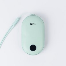 애니클리어 USB 충전식 보조배터리 케이블 겸 휴대용 손난로 전기 핫팩, G CLAN 에그번 최신형 손난로, 민트
